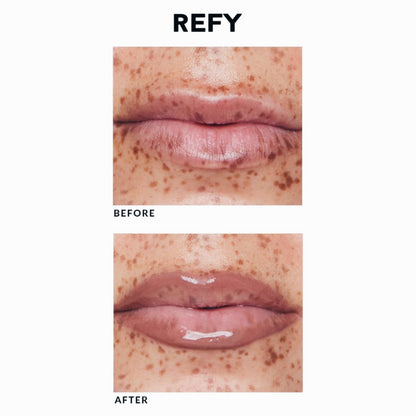 refy - lip gloss in shade rosewood